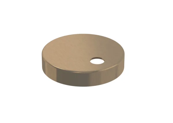 Saneux Toilet Seat Hinge Covers - Brushed Bronze