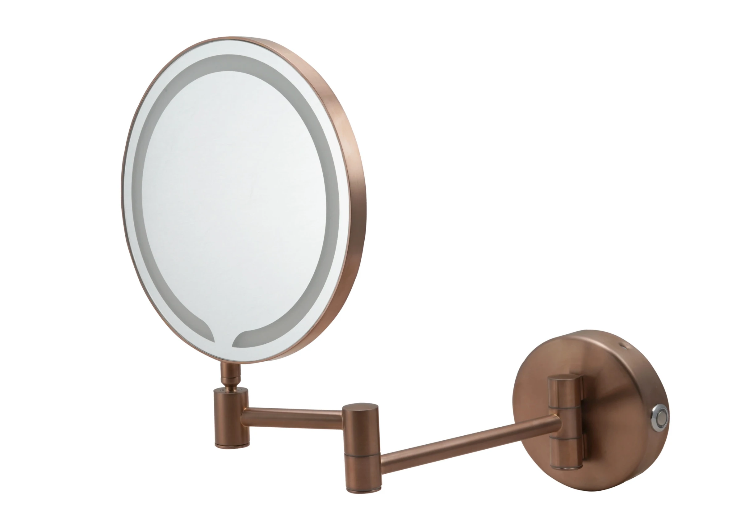 Just Taps Zoom Makeup Mirror Brushed Bronze