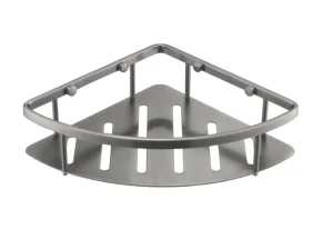 Just Taps Kono Corner Twin Basket Brushed Black