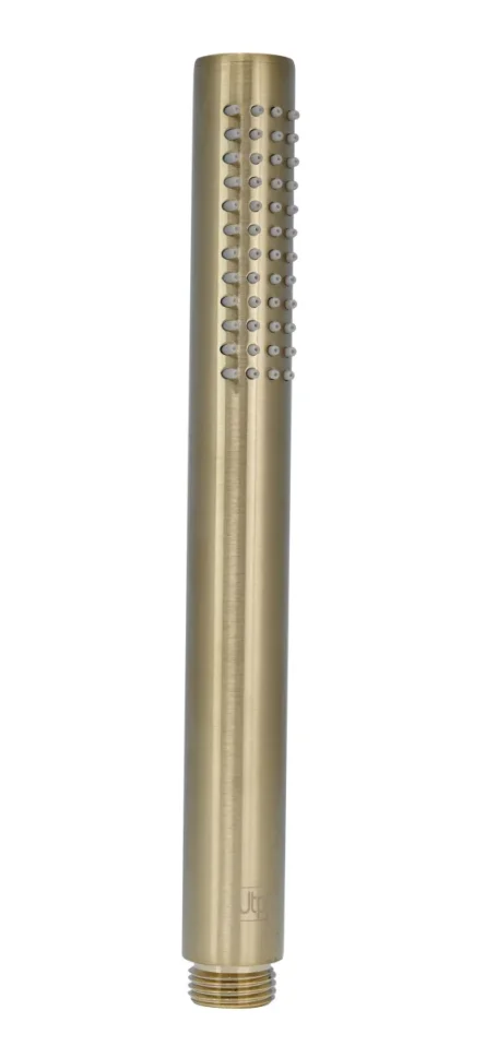 Just Taps Vos Shower Handle. Brushed Brass product image - Image 1