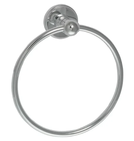 Just Taps Grosvenor Towel Ring Chrome product image - Image 1