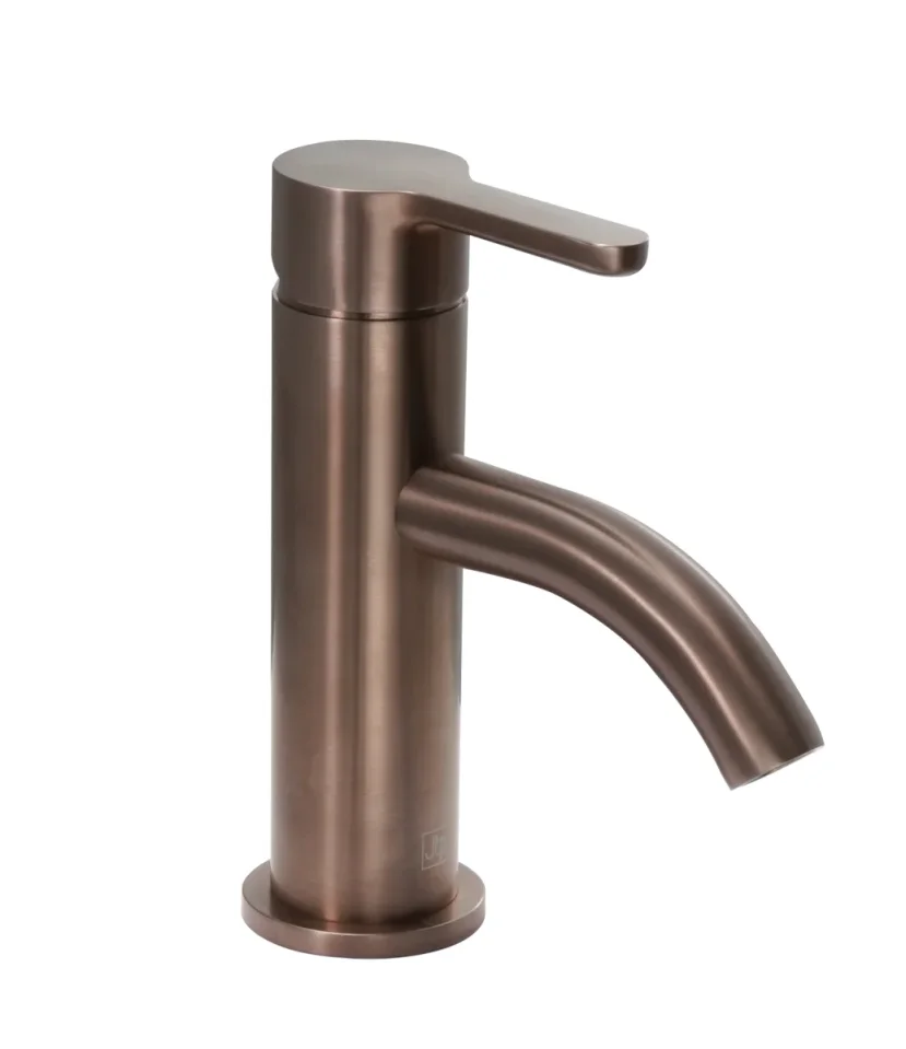 Just Taps Kono Single Lever Basin Mixer Brushed Bronze product image - Image 1