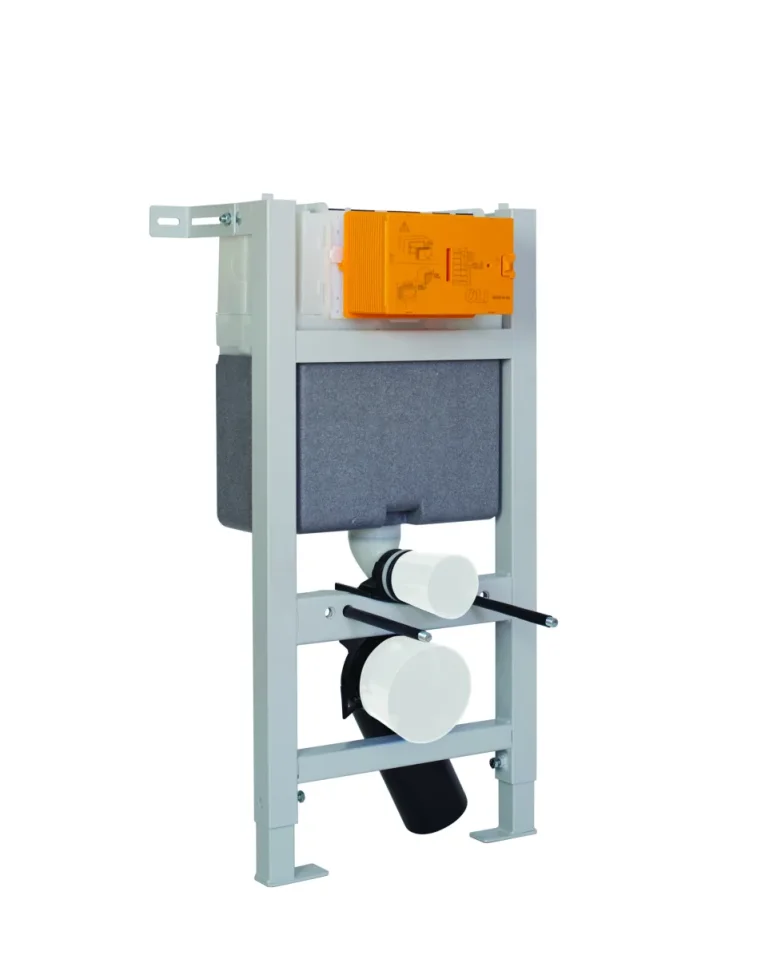 Just Taps 820cm Pre-Wall Freestanding W.C Frame Including Brackets And W.C Bend With 3/6 Litre Dual Flush Plate product image - Image 1