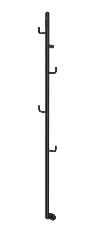 Just Taps Flo Electric Towel Rail With Hooks 1661 Mb product image - Image 1