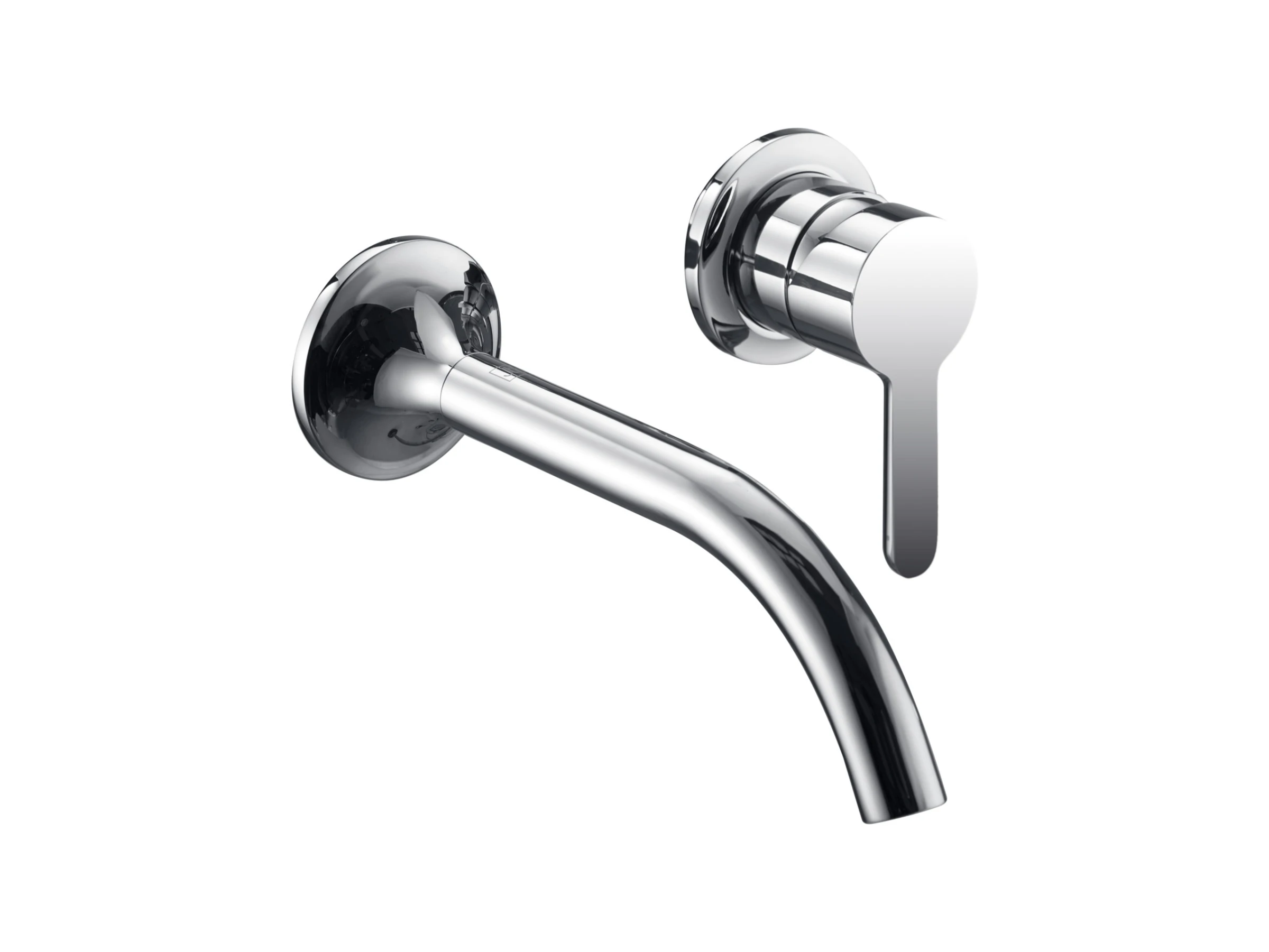 Just Taps Kono Wall Mounted Basin Mixer Chrome