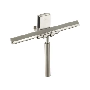 Just Taps Shower Squeegee And Towel Hook Stainless Steel
