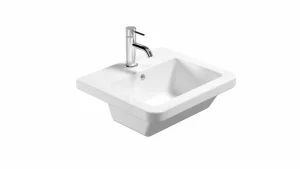 Saneux Indigo 50x40cm Washbasin 1th - European / Alpine White