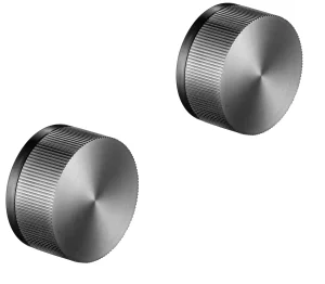 JTP EVO Wall Valves Brushed Black