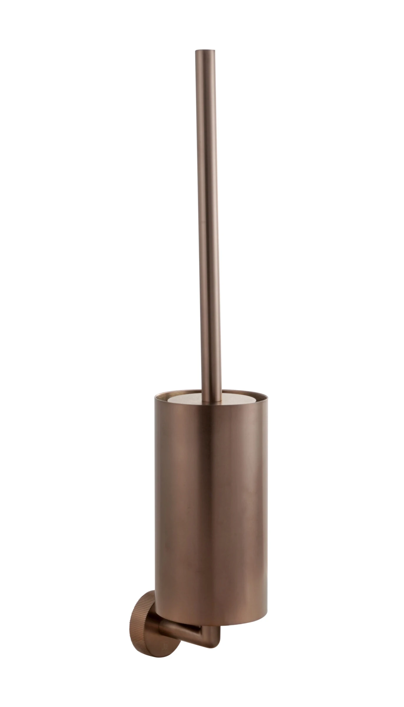 Just Taps EVO Toilet Brush Wall Mounted Brushed Bronze