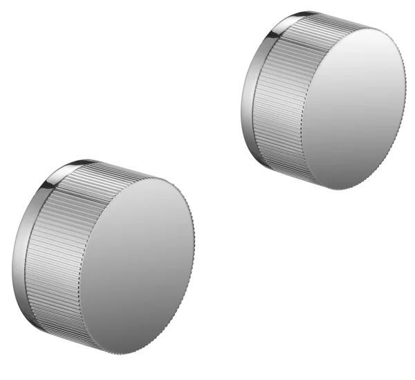 Just Taps Evo Wall Valves Chrome