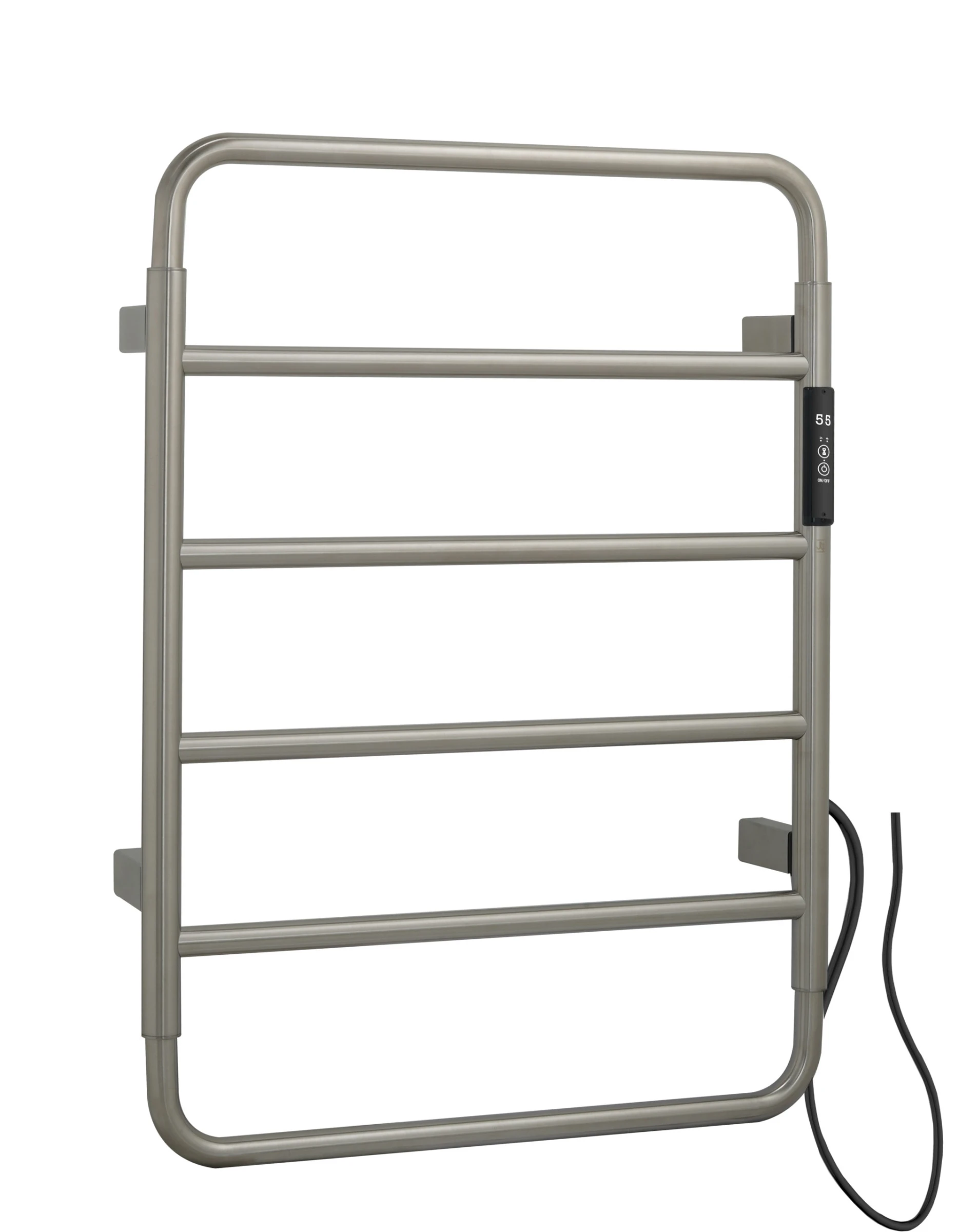 Just Taps Aero Electric Towel Radiator 640 Inox