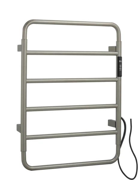 Just Taps Aero Electric Towel Radiator 640 Inox