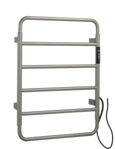 Just Taps Aero Electric Towel Radiator 640 Inox