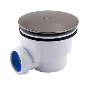 Just Taps Vos Shower Waste Brushed Black