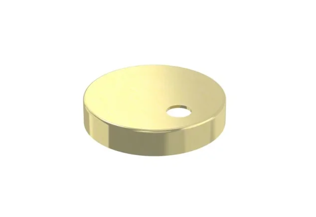 Saneux Toilet Seat Hinge Covers - Brushed Brass product image - Image 1