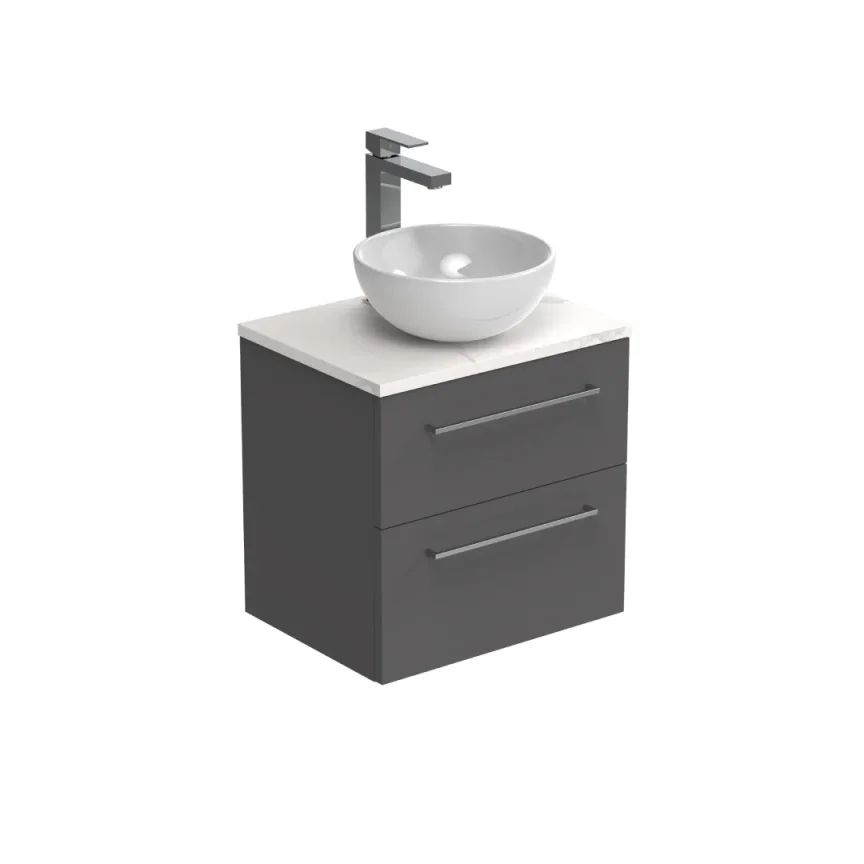 Saneux Austen 32cm Countertop Washbasin detail view - Image 4