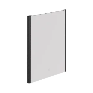 Hib Bastille Mirror 60x80 - Black Chrome H80 X W60 X D3.1cm