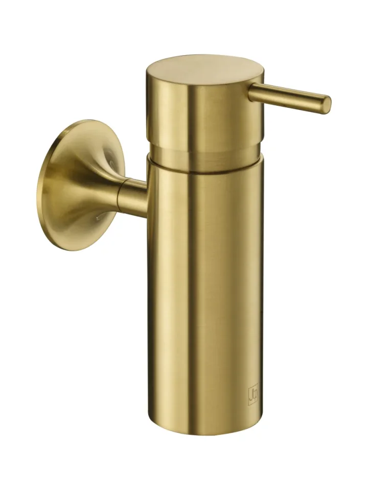 Just Taps Kono Soap Dispenser Wall Mounted Brushed Brass product image - Image 1