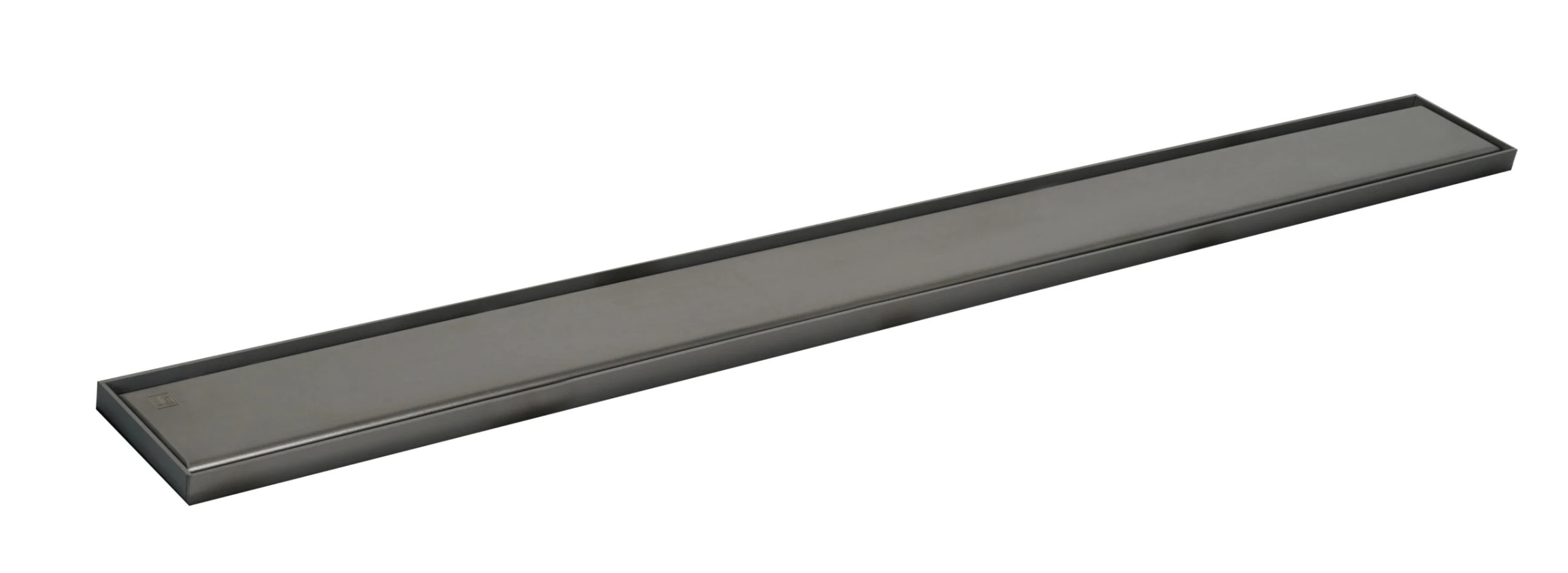 Just Taps Kono Elite Regular Linear Drain Including Membrane 600mm Brushed Black