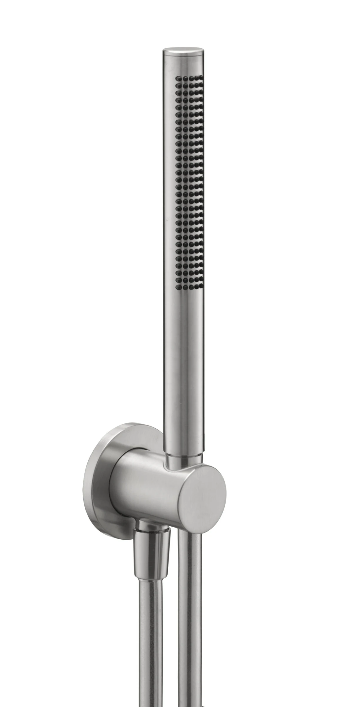Just Taps Inox Round Water Outlet Hose & H/shower