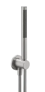 Just Taps Inox Round Water Outlet Hose & H/shower