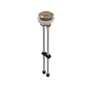 Saneux Flush Button - 2 Rods - Brushed Bronze (compatible With Air, Matteo & Uni)