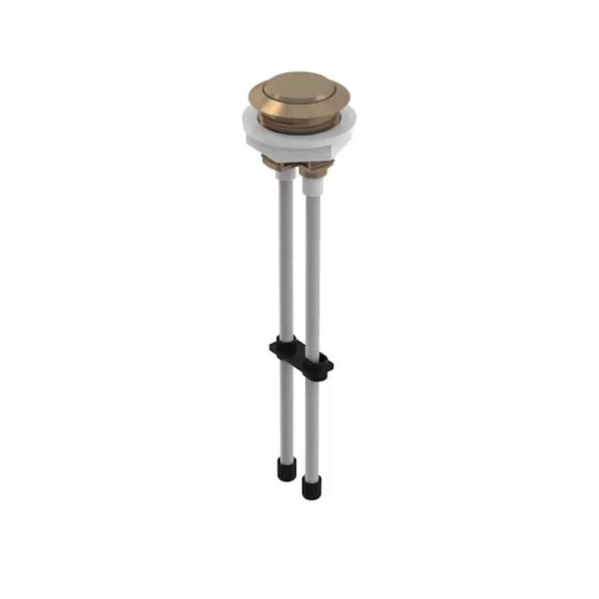 Saneux Flush Button - 2 Rods - Brushed Bronze (compatible With Air, Matteo & Uni) product image - Image 1