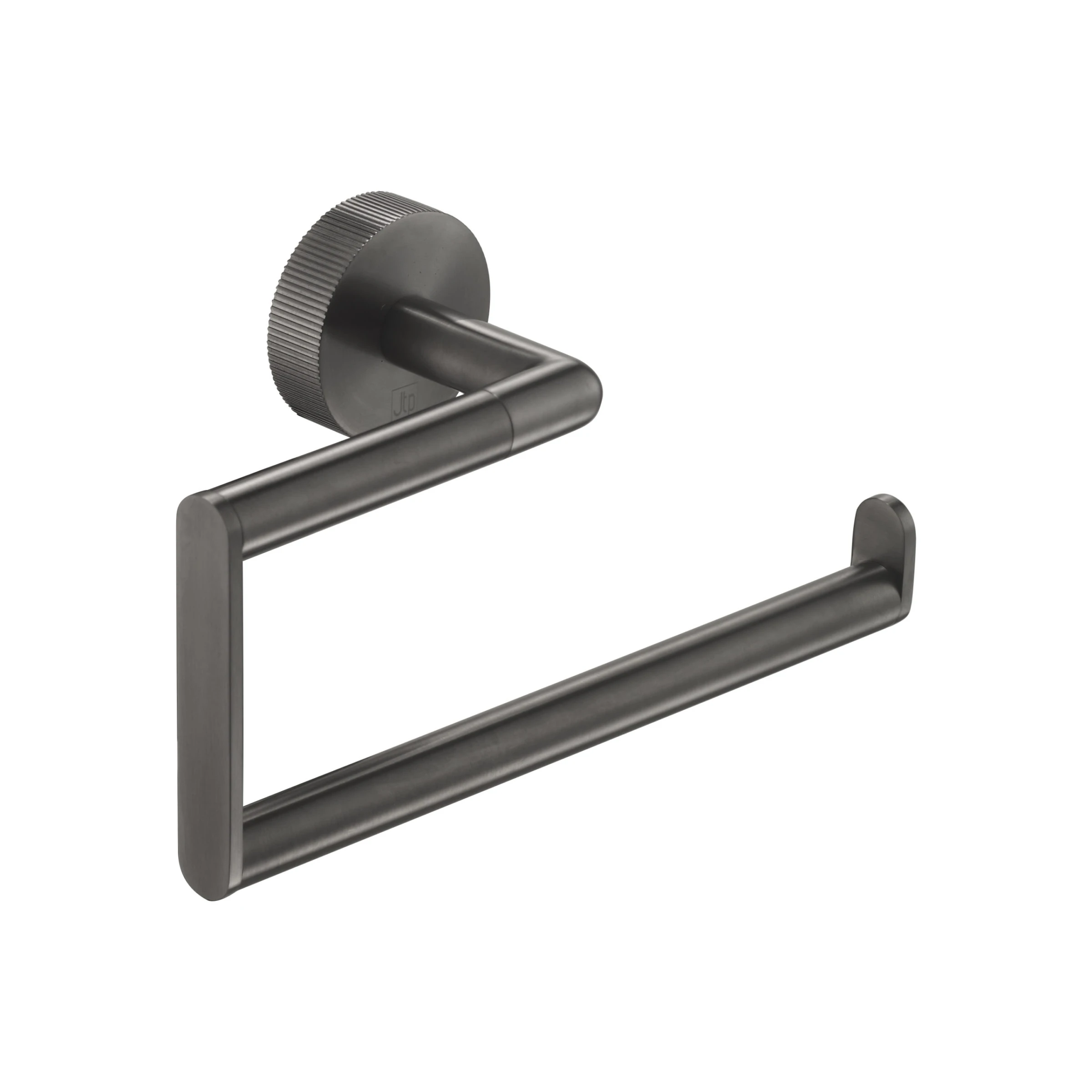 Just Taps Evo Towel Holder Brushed Black