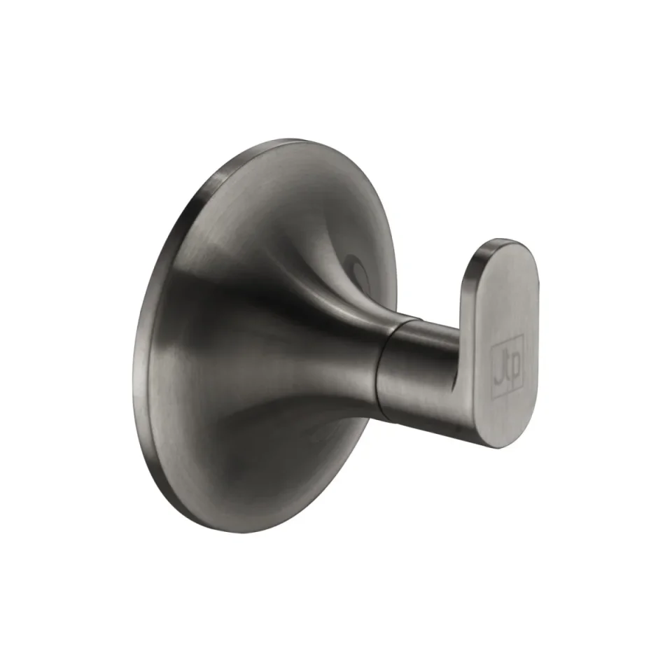 Just Taps Kono Robe Hook Brushed Black product image - Image 1