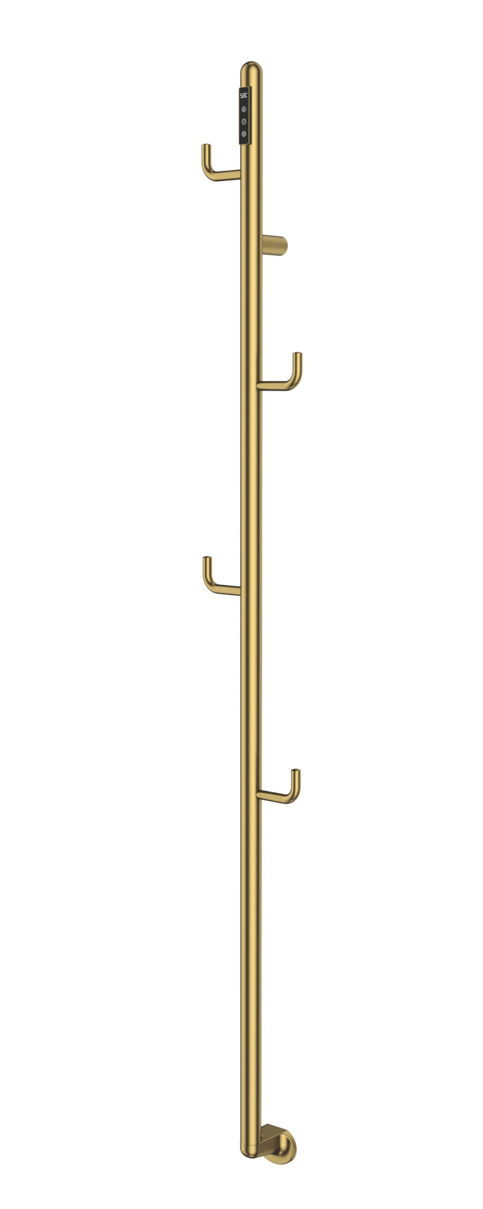 Just Taps Flo Electric Towel Rail With Hooks 1661 Bbr