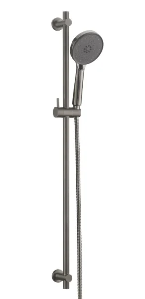 Just Taps Vos Slide Rail Kit Without Bottom Outlet Brushed Black