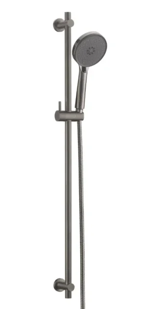 Just Taps Vos Slide Rail Kit Without Bottom Outlet Brushed Black product image - Image 1