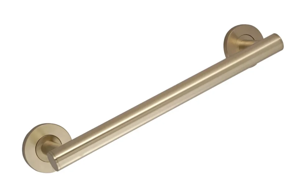 Just Taps Grab Bar 300mm Brushed Brass product image - Image 1