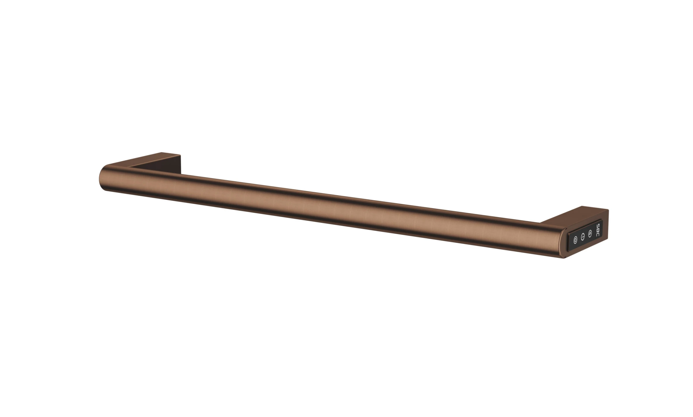 Just Taps Ora Electric Towel Radiator 600 Brushed Bronze