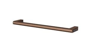 Just Taps Ora Electric Towel Radiator 600 Brushed Bronze