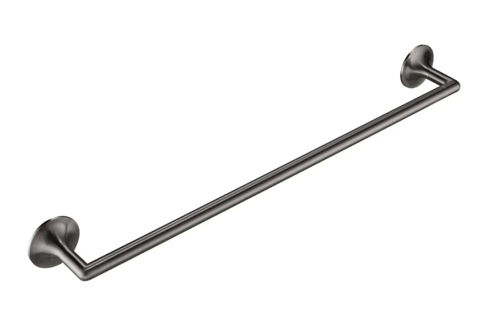 Just Taps Kono Towel Rail Brushed Black product image - Image 1