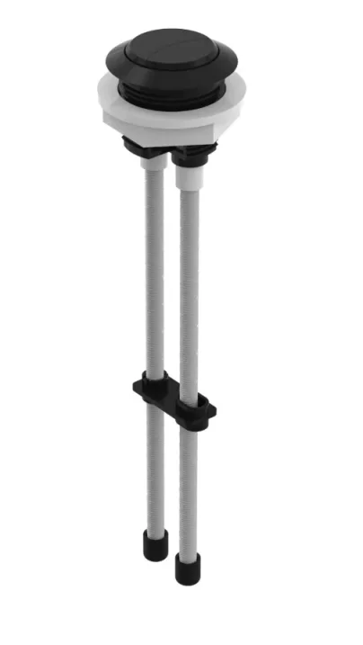Saneux Flush Button - 2 Rods - Matte Black (compatible With Air, Matteo & Uni) product image - Image 1