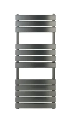 Just Taps Hix Radiator Brushed Black 1200 X 500 product image - Image 1
