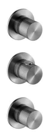 EVO Modular Thermostatic concealed 2 outlet shower valve