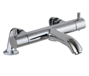 Just Taps Florence Thermostatic Bath Filler Deck Mounted Chrome