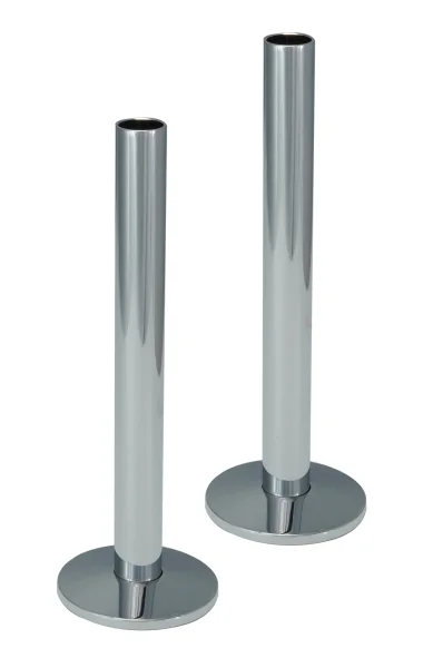 JTP Set of Pipe and Flanges for Radiators Valves chrome