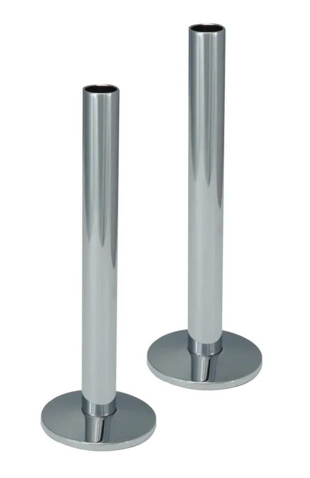 JTP Set of Pipe and Flanges for Radiators Valves chrome product image - Image 1