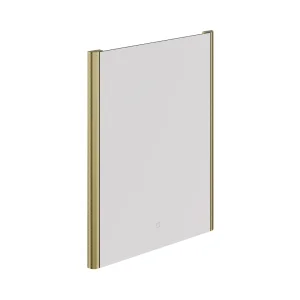 Hib Bastille Mirror 60x80 - Brushed Brass H80 X W60 X D3.1cm
