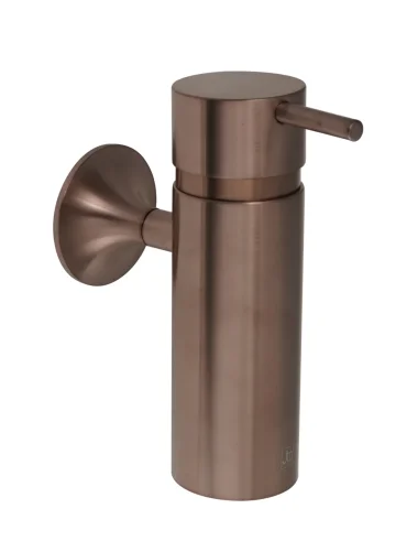 Just Taps Kono Soap Dispenser Wall Mounted Brushed Bronze product image - Image 1
