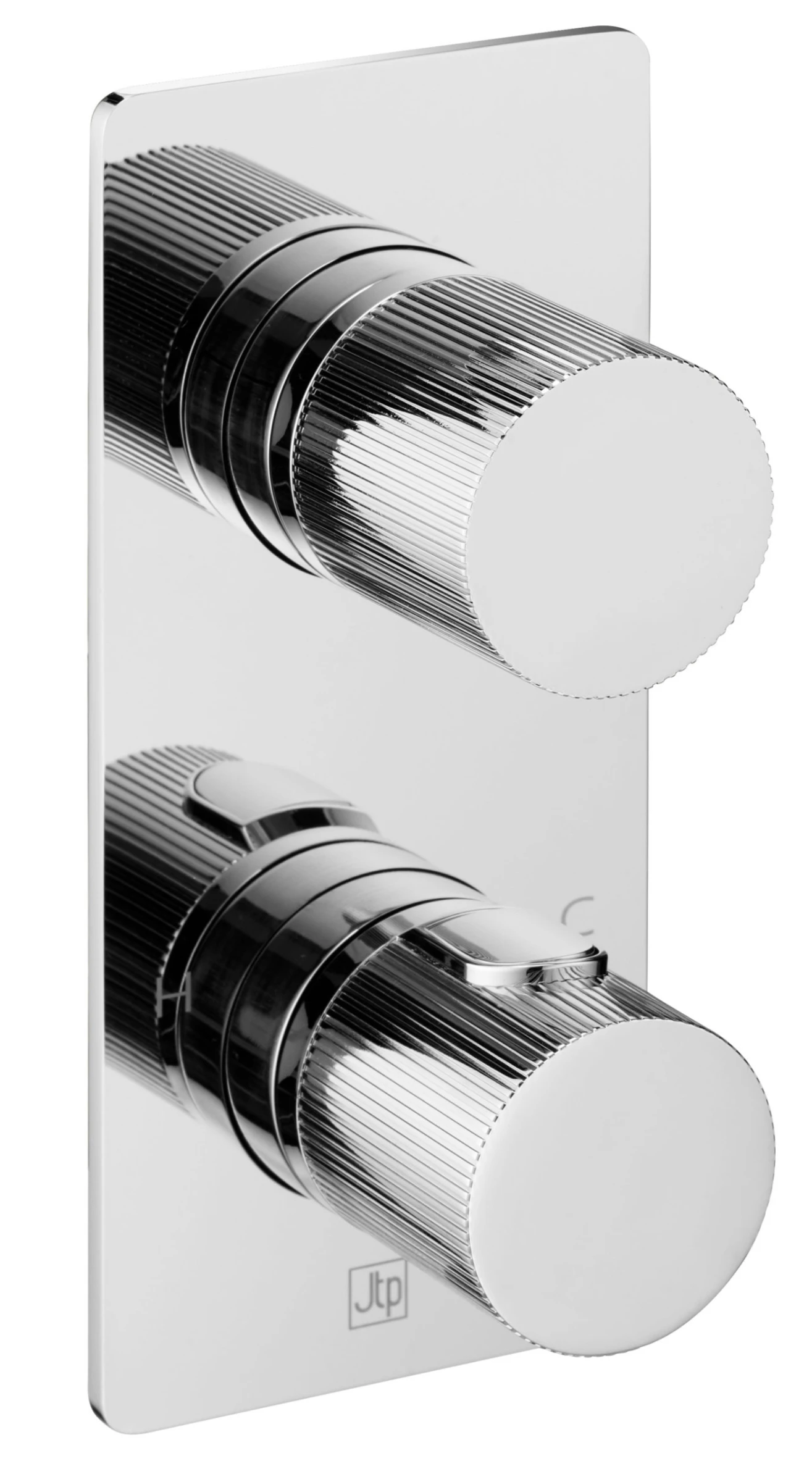 Just Taps Evo Thermostatic Concealed 2 Outlet Shower Valve Chrome