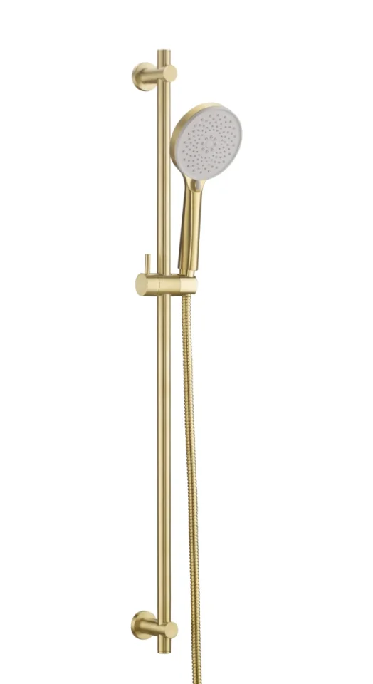 Just Taps Vos Brushed Brass Slide rail kit product image - Image 1
