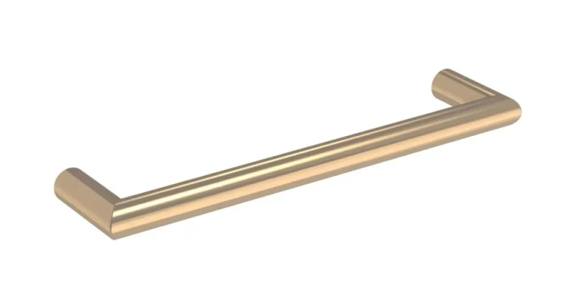 Saneux Ember 450mm Round Electric Towel Rail - 12v - Brushed Bronze - Size Tolerance Between 440 - 445mm product image - Image 1