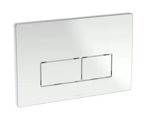 Saneux Flushe 2.0 Square Flush Plate Kit - Chrome