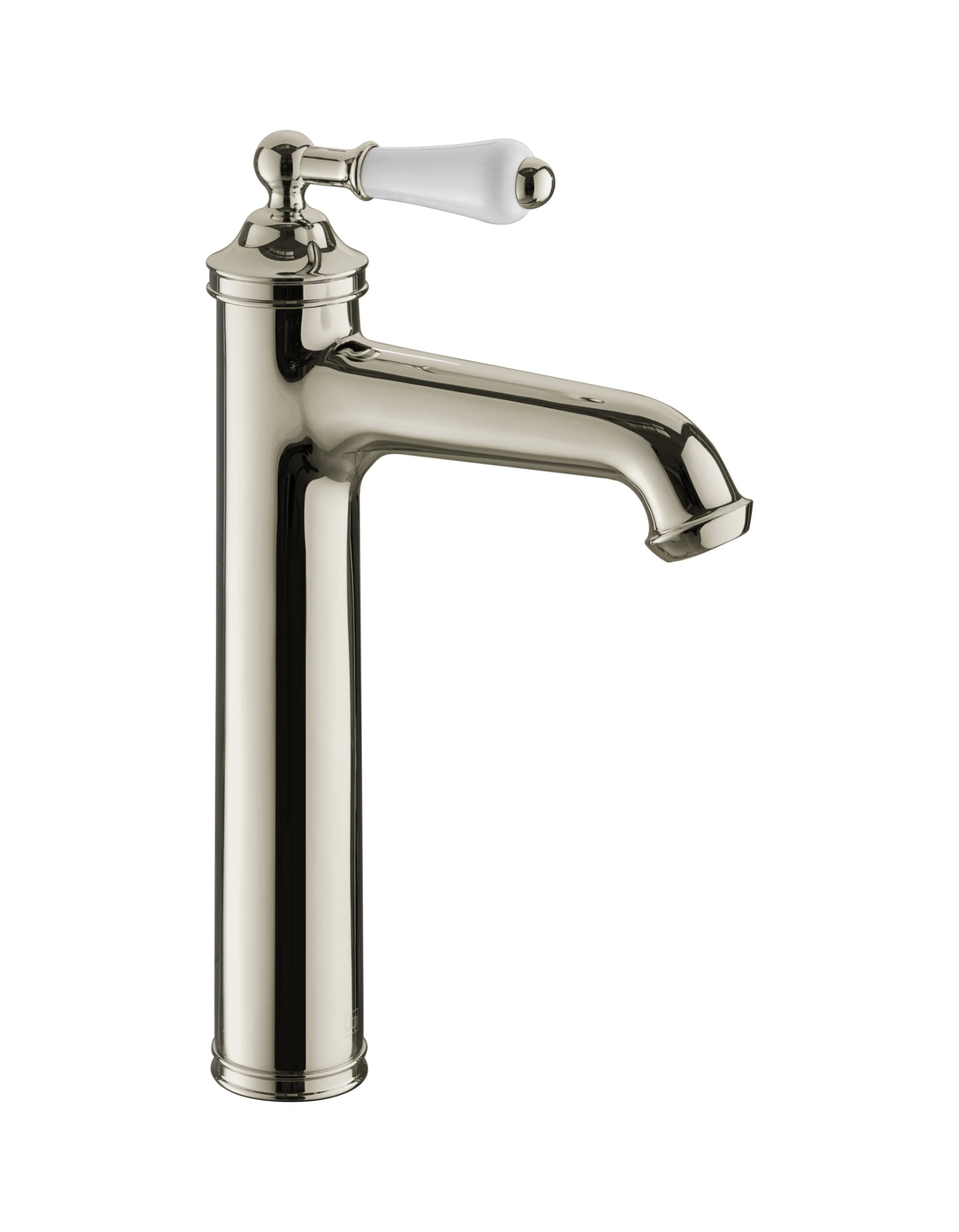 Just Taps Grosvenor Tall Lever Basin Mixer Nickel