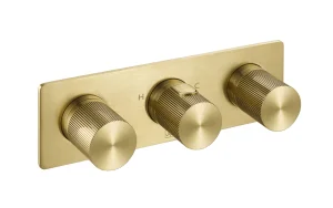 Just Taps Evo Thermostatic Concealed 3 Outlet Shower Valve